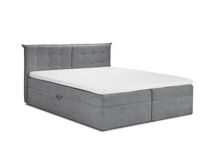 Кровать Mazzini Beds Echaveria 200x200 см, серая цена и информация | Кровати | 220.lv