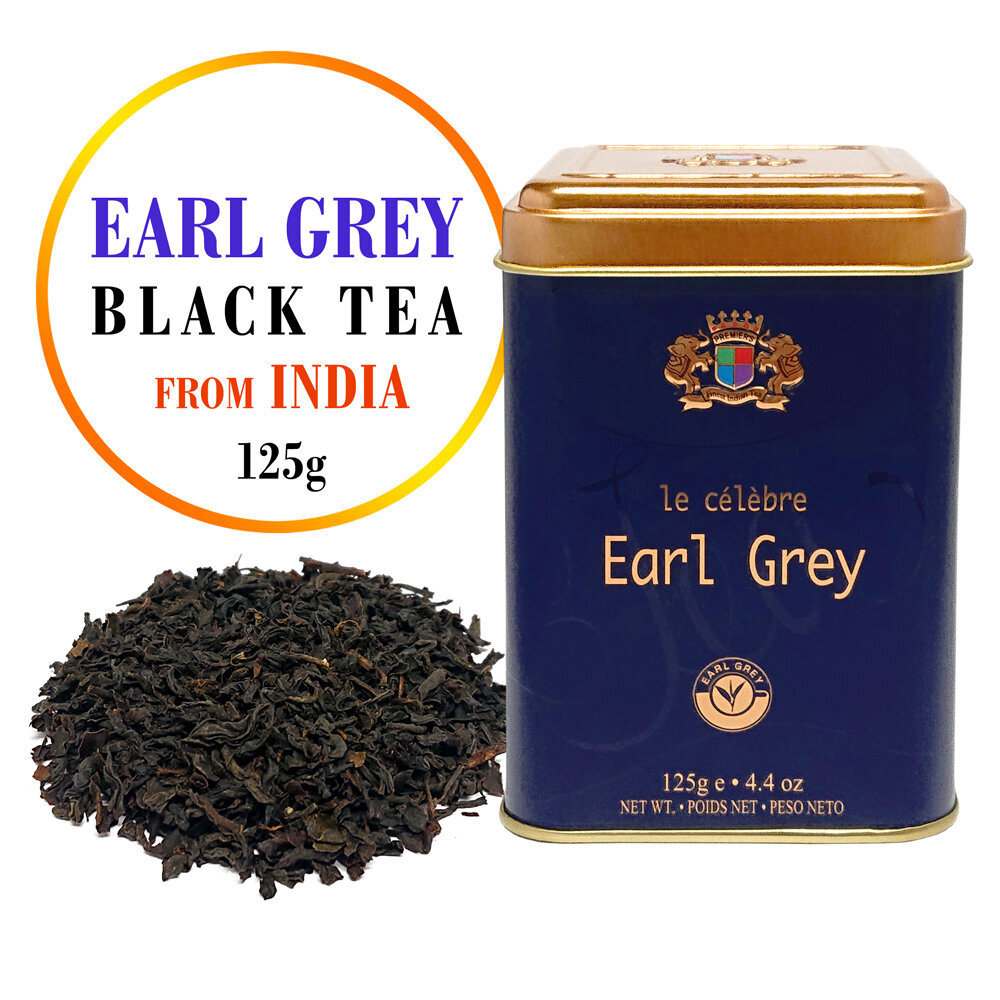 EARL GREY Black tea - Indijas Bergamotes melnā beramā lapu tēja, Premiers, 125g cena un informācija | Tēja | 220.lv