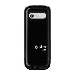 eStar X18, 0.5 GB, Dual SIM, melns cena un informācija | Mobilie telefoni | 220.lv