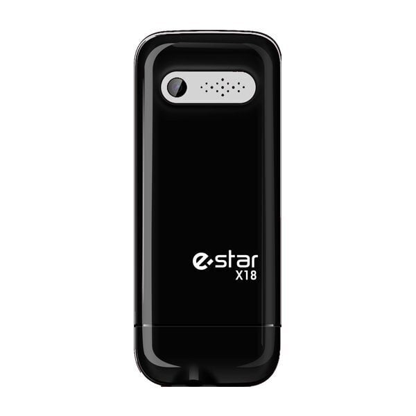 eStar X18, 0.5 GB, Dual SIM Black цена и информация | Mobilie telefoni | 220.lv