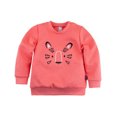 Džemperis Safari meitenēm, koraļļu sarkans cena un informācija | Zēnu jakas, džemperi, žaketes, vestes | 220.lv