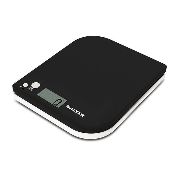 Salter 1177 BKWHDR Leaf Electronic Digital Kitchen Scale - Black