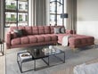 Stūra dīvāns Cosmopolitan Design Bali, rozā/zeltaina cena un informācija | Stūra dīvāni | 220.lv