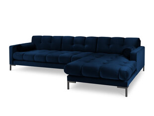 Stūra dīvāns Cosmopolitan Design Bali, zils/melns cena un informācija | Stūra dīvāni | 220.lv