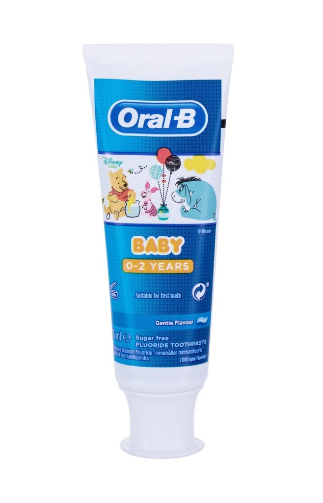 Zobu pasta Oral B Winnie The Pooh 75 ml cena un informācija | Zobu pastas, birstes | 220.lv