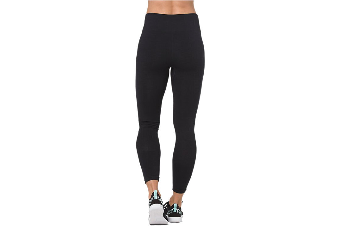 Legingi sievietēm Asics Seamless Cropped Tight 2032A387-001, melni cena un informācija | Sporta apģērbs sievietēm | 220.lv