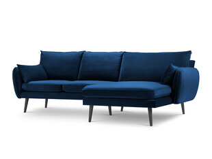 Stūra dīvāns Kooko Home Lento, tumši zils/melns cena un informācija | Stūra dīvāni | 220.lv