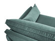 Stūra dīvāns Kooko Home Lento, zaļš/melns cena un informācija | Stūra dīvāni | 220.lv
