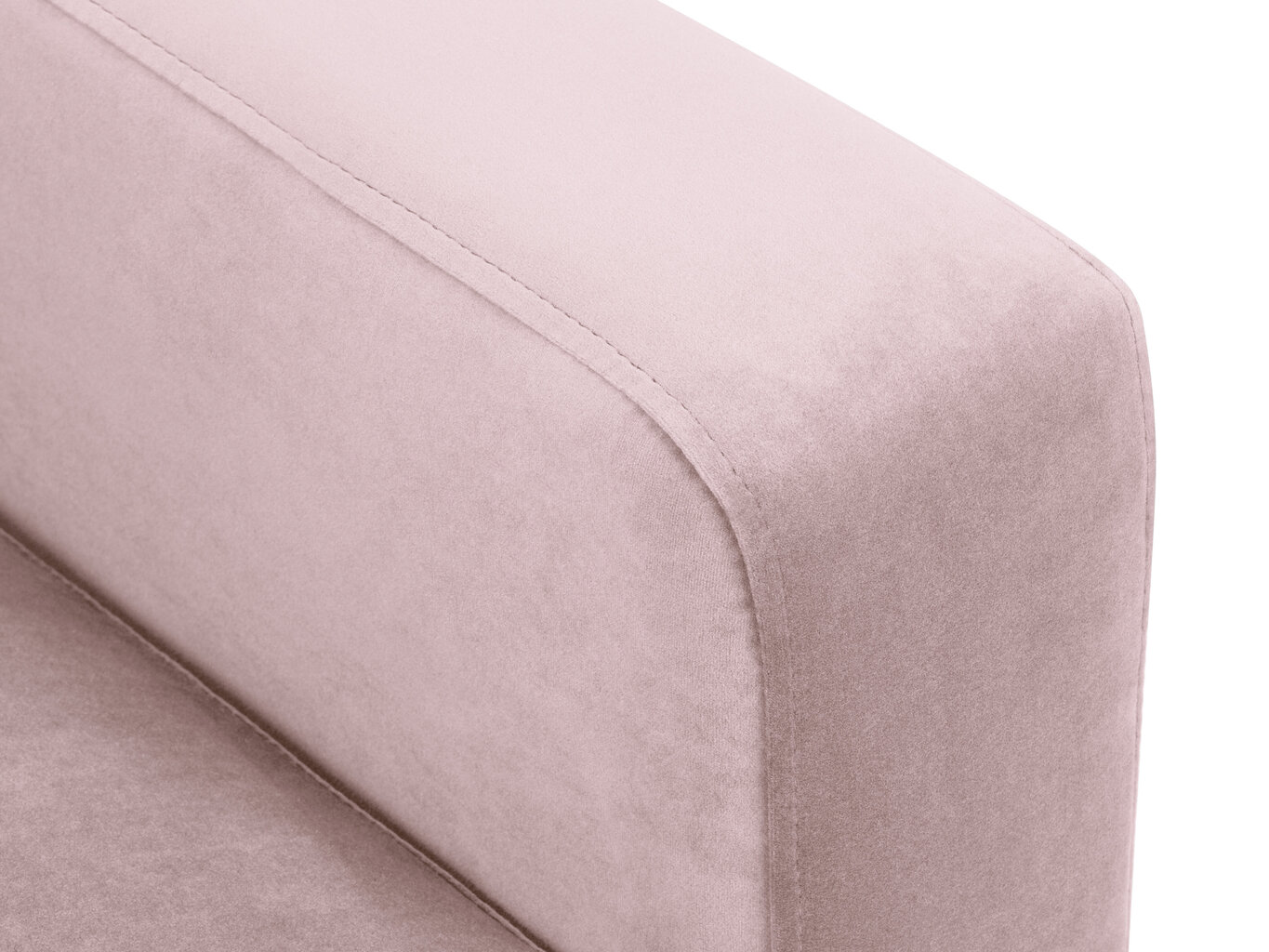 Stūra dīvāns Kooko Home Poeme, rozā cena un informācija | Stūra dīvāni | 220.lv