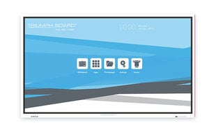 Interaktīvā tāfele, TRIUMPH BOARD INTERACTIVE FLAT PANEL UHD 65", balta цена и информация | Интерактивные доски | 220.lv