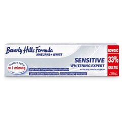 Отбеливающая зубная паста Beverly Hills Formula Natural + White Sensitive 100 мл цена и информация | Зубные щетки, пасты | 220.lv