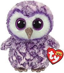 Плюшевая игрушка Сова TY Beanie Boos Moonlight, 15 см, 36325 цена и информация | Мягкие игрушки | 220.lv