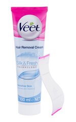 Depilācijas krēms jutīgai ādai Veet Cream, 100 ml cena un informācija | Veet Smaržas, kosmētika | 220.lv