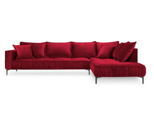 Stūra dīvāns Interieurs86 Triomphe, sarkans/melns cena un informācija | Stūra dīvāni | 220.lv