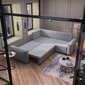 Universāls mīkstais stūra dīvāns Selsey Violetanio, pelēkā krāsā cena un informācija | Stūra dīvāni | 220.lv