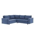 Universāls mīkstais stūra dīvāns Selsey Violetanio, zils