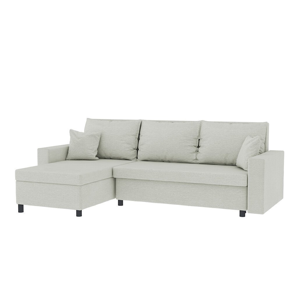 Universāls mīkstais stūra dīvāns Selsey Derdura, krēmkrāsas cena un informācija | Stūra dīvāni | 220.lv