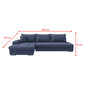 Universāls mīkstais stūra dīvāns Selsey Margaritka, gaiši zils cena un informācija | Stūra dīvāni | 220.lv