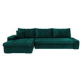 Universāls mīkstais stūra dīvāns Selsey Margaritka, zaļš