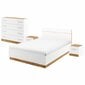 Guļamistabas komplekts Selsey Montroy 180x200 cm, balts цена и информация | Komplekti guļamistabai | 220.lv