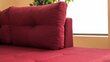 Stūra dīvāns Artie Manama, sarkans cena un informācija | Stūra dīvāni | 220.lv