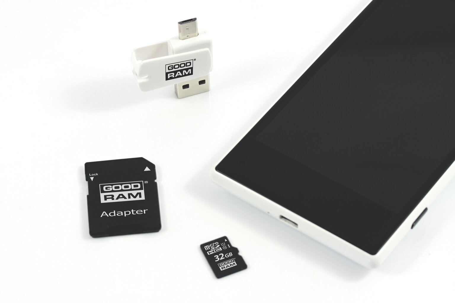 Goodram All In One 32GB Class 10/UHS 1 + Adapter + USB Reader цена и информация | USB Atmiņas kartes | 220.lv
