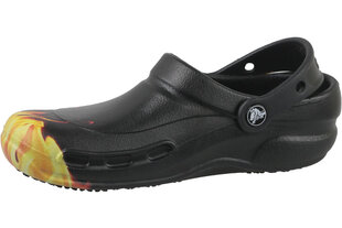 Мужские тапки Crocs Bistro Graphic Clog, черные 204044-001 цена и информация | Мужские шлепанцы, босоножки | 220.lv