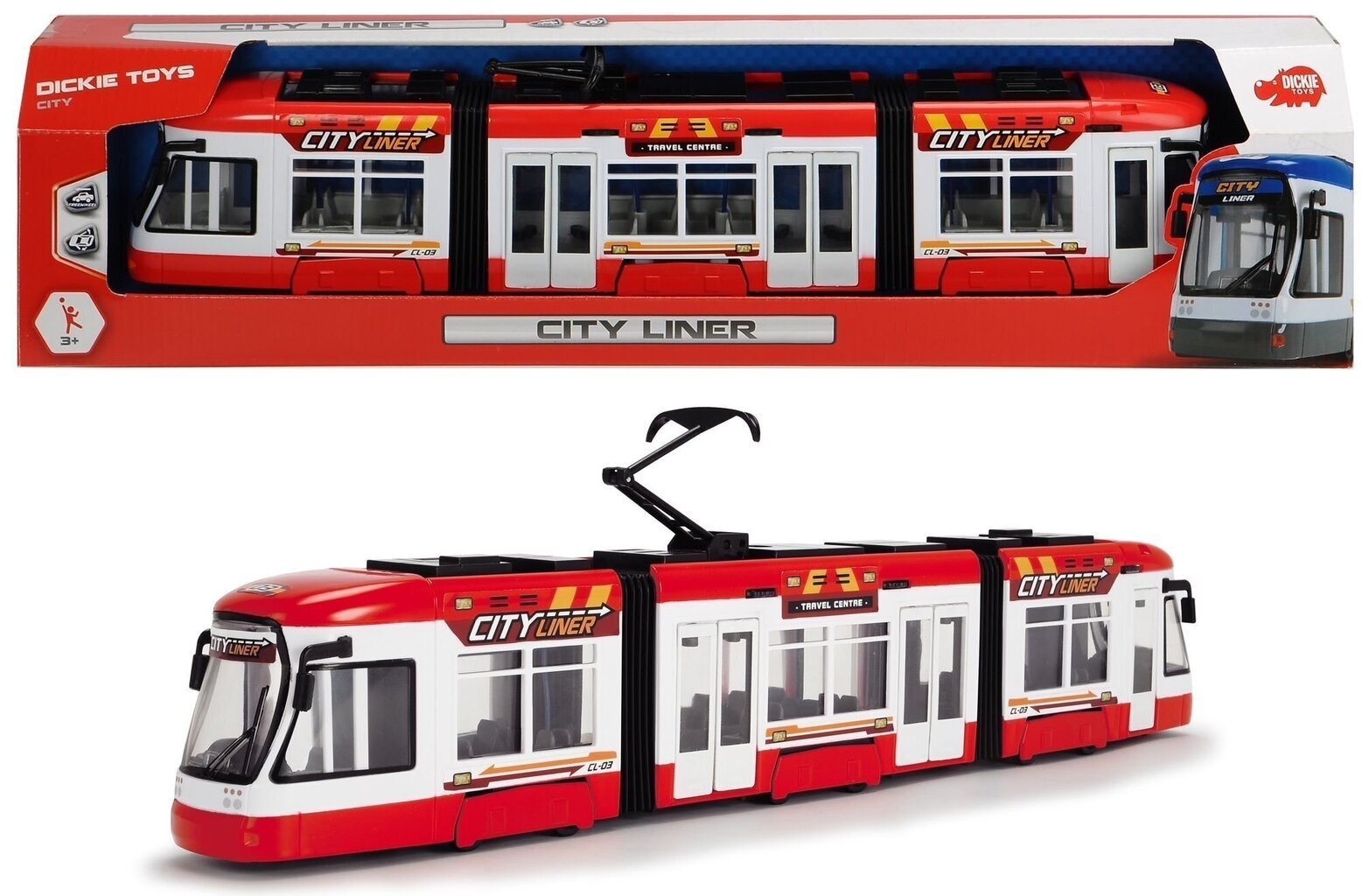 Tramvajs City Liner Simba Dickie Toys cena un informācija | Rotaļlietas zēniem | 220.lv