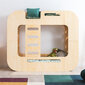 Divstāvu gulta Selsey Batria bērnu namiņš 90 x 200 cm, brūna цена и информация | Gultas | 220.lv