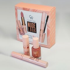 Kosmētikas komplekts Golden Rose Nude Look цена и информация | Помады, бальзамы, блеск для губ | 220.lv