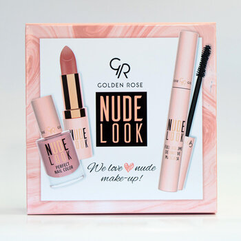 Kosmētikas komplekts Golden Rose Nude Look cena un informācija | Lūpu krāsas, balzāmi, spīdumi, vazelīns | 220.lv