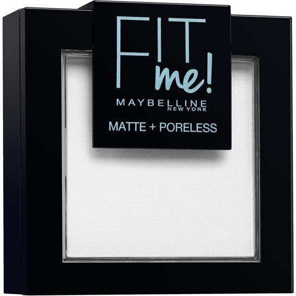 Kompaktais pūderis Maybelline New York Fit Me Matte&Poreless, 090 Transparent, 9 g цена и информация | Grima bāzes, tonālie krēmi, pūderi | 220.lv