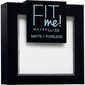 Kompaktais pūderis Maybelline New York Fit Me Matte&Poreless, 090 Transparent, 9 g cena un informācija | Grima bāzes, tonālie krēmi, pūderi | 220.lv