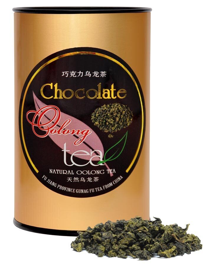 Dāvanu komplekts, Šokolādes Ūlonga (Oolong) tēja & Dubultā stikla krūze цена и информация | Tēja | 220.lv