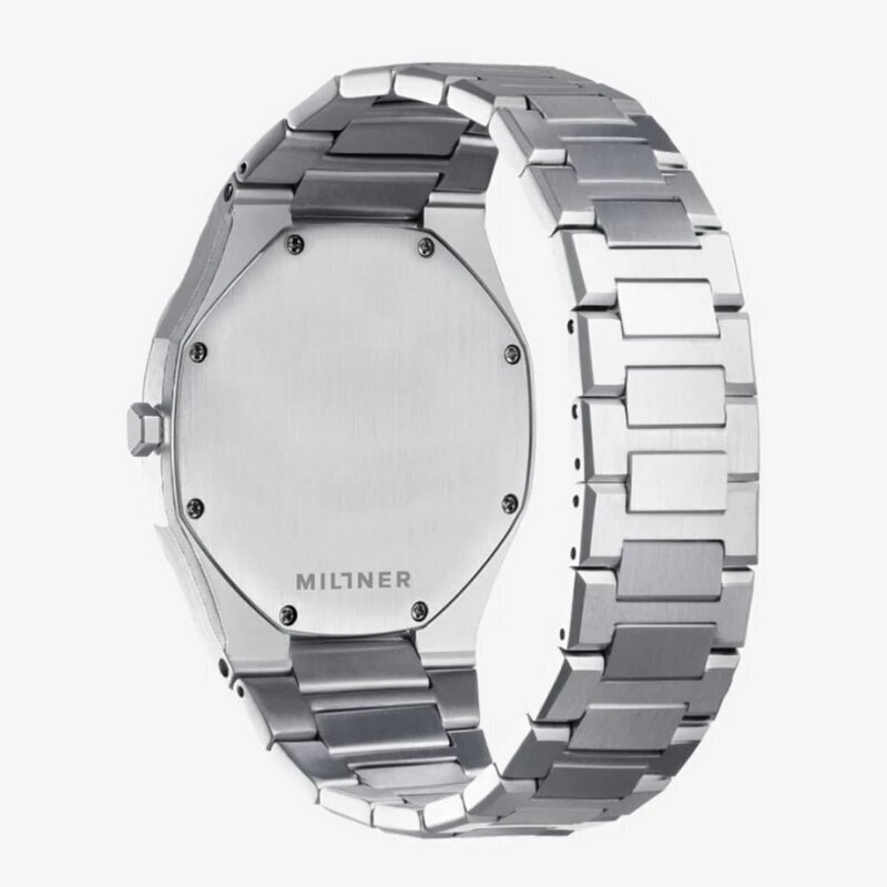 Vīriešu pulkstenis Millner Oxford-Silver Black cena un informācija | Vīriešu pulksteņi | 220.lv