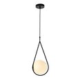 Light Prestige piekaramā lampa Lacrima Black