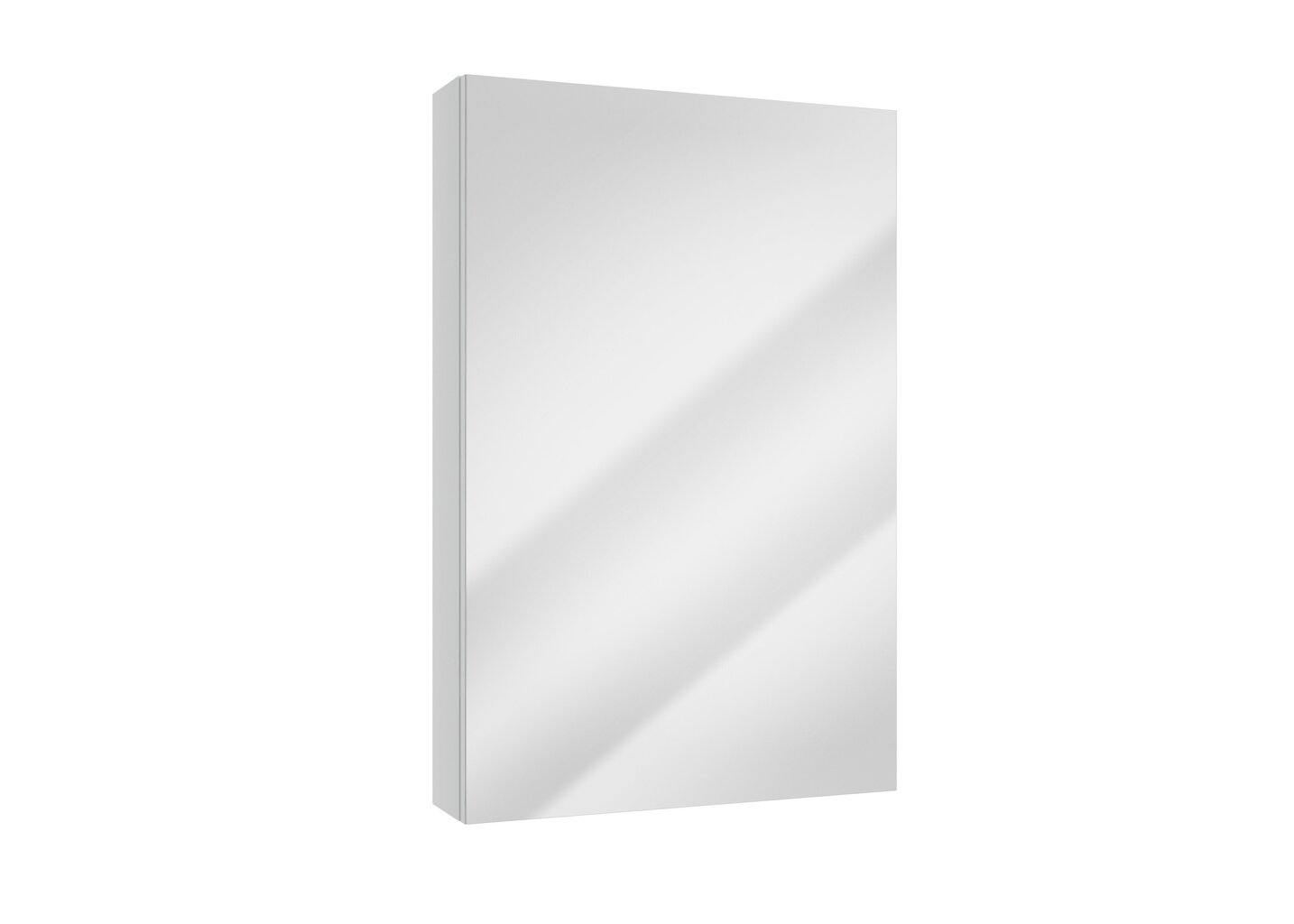 Sienas vannas istabas skapītis ar spoguli Defra Loreto E50, balts цена и информация | Vannas istabas skapīši | 220.lv