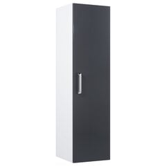 Шкаф-пенал для ванной комнаты Defra Loreto C32, серый/белый цена и информация | Шкафчики для ванной | 220.lv