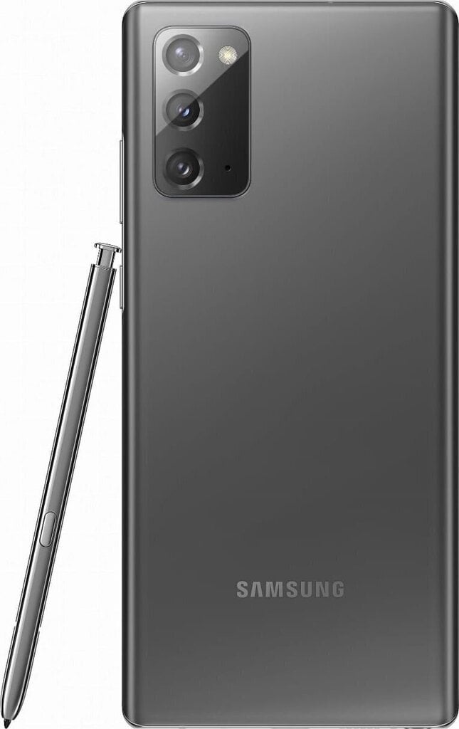 Samsung Galaxy Note 20 5G, 256GB, Dual SIM, Mystic Gray cena un informācija | Mobilie telefoni | 220.lv