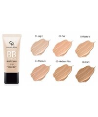 BB sejas krēms Golden Rose Beauty Balm, 30 ml, 02 Fair cena un informācija | Sejas krēmi | 220.lv