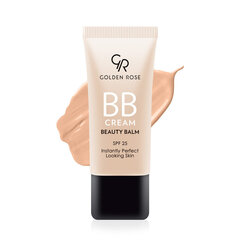 BB sejas krēms Golden Rose Beauty Balm, 30 ml, 02 Fair cena un informācija | Sejas krēmi | 220.lv