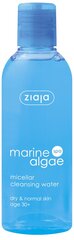 Attīrošs jūras aļģu micelārais ūdens Ziaja Marine Algae, 200 ml cena un informācija | Sejas ādas kopšana | 220.lv