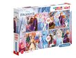 Pužļu komplekts Clementoni Ledus sirds (Frozen), 2x20+2x60 d. цена и информация | Puzles, 3D puzles | 220.lv