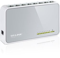 Tīkla komutators TP-LINK TL-SF1008D (8 x 10/100 Mbps) cena un informācija | Komutatori (Switch) | 220.lv