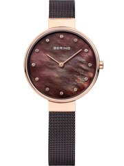 Женские часы Bering Classic 12034-265, коричневый/золото цена и информация | Женские часы | 220.lv