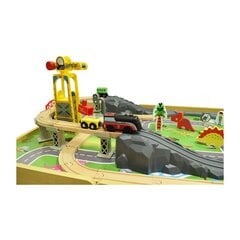 Koka spēļu galds “Dinozauru pilsēta” 4IQ cena un informācija | Attīstošās rotaļlietas | 220.lv