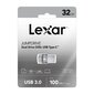 Lexar Flash Drive JumpDrive 32 GB, USB 3.0, Sliver, USB Type-C цена и информация | USB Atmiņas kartes | 220.lv