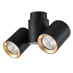 Light Prestige потолочный светильник Boston 2 Black/Gold цена и информация | Потолочные светильники | 220.lv