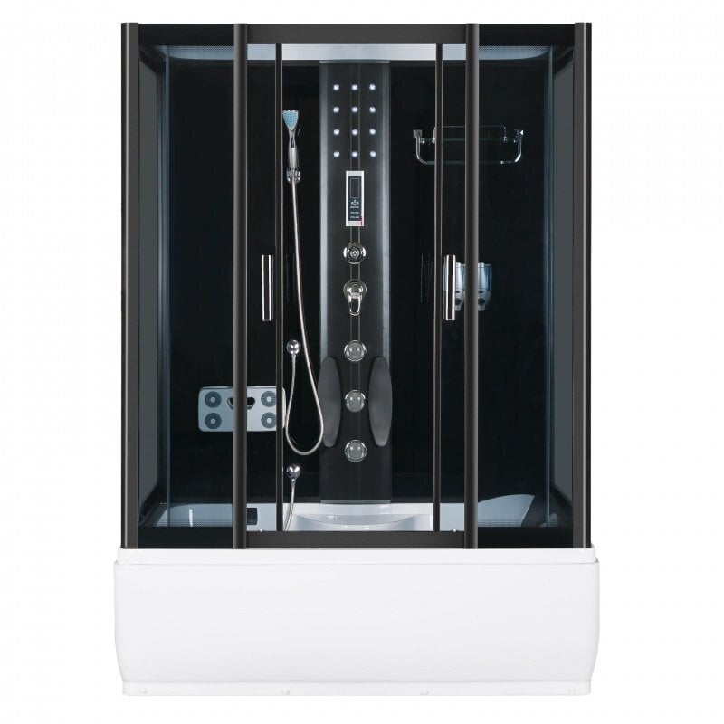 Hidromasāžas dušas kabīne Kerra XL, 215cm x 151cm x 86 cm цена и информация | Hidromasāžas dušas kabīnes | 220.lv