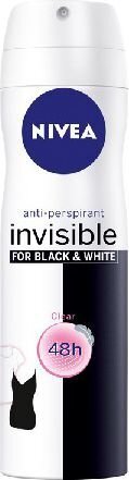Izsmidzināms dezodorants sievietēm Nivea Invisible Clear, 150 ml cena un informācija | Dezodoranti | 220.lv